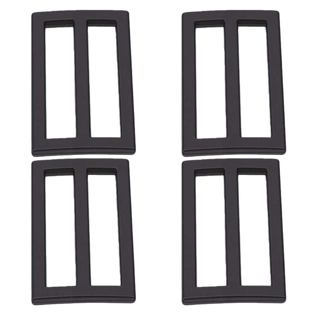 10Pcs Triple Glide Slide Buckle Backpack Strap Belt Sliders Adjusters Webbing Buckles Bag Hardware Accessories Zinc