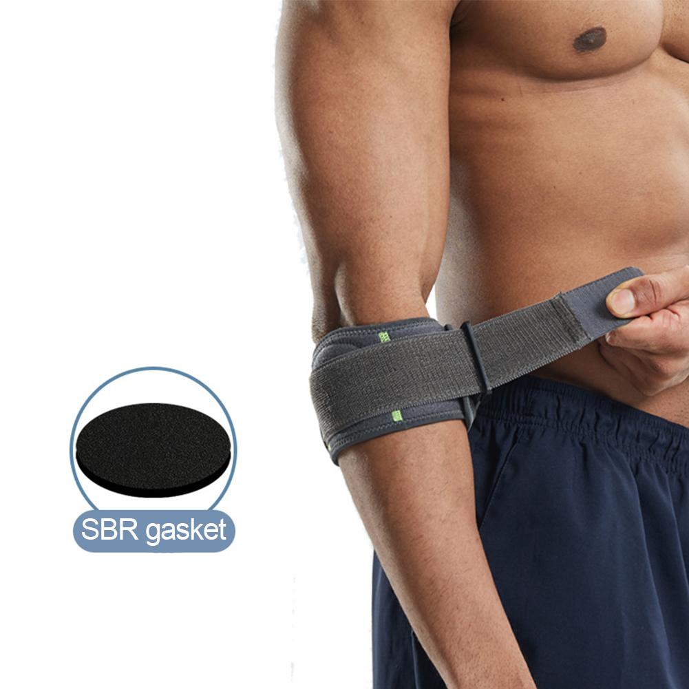 Elbow Strap with Compression Pad, Forearm Brace for Tennis Badminton Golf Ball Elbow, Pain Relief Elbow Brace, Adjustable Secure
