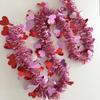 2M Valentinstag Girlande DIY Hängende Dekoration Bunte Herz Lametta Girlande Geburtstagsparty
