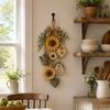 Wooden Halloween Pumpkin Ornaments DIY Door Decoration Autumn Theme Decorations Kit Home Door