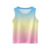 Girls  Kids Summer Crewneck Sleeveless Shirts Tank Tops