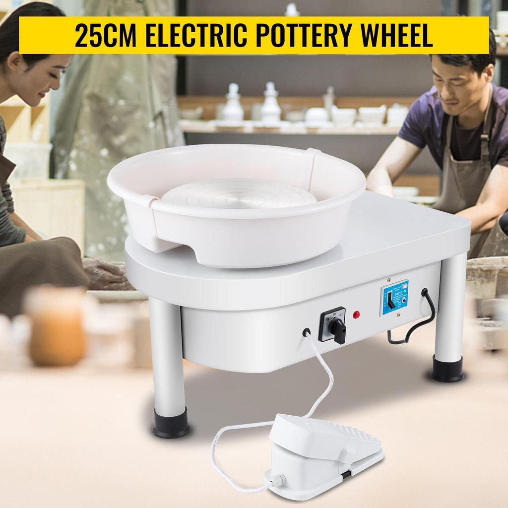 350W 25CM Electric Ceramic Plate Ceramic Machine Working Clay Art DIY