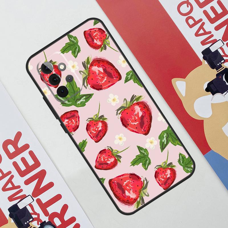 Strawberry Case For Samsung Galaxy A06 A16 A36 A56 A55 A35 A33 A53 A13 A23 A17 A54 A34 A14 A52 A32 A15