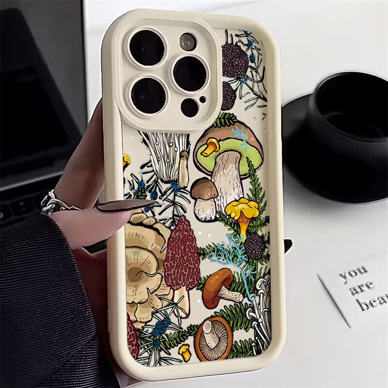 

Case For Samsung A56 5G Cases Galaxy S26 Case Colorful Mushroom Case For A36 A35 A34 A54 S25 S24 S23 Ultra S22 Plus S21 FE Cover Galaxy S24+