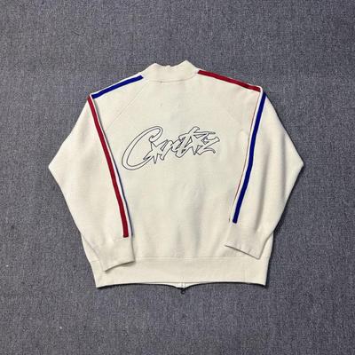 Unisex Alcatraz Hip Hop Baumwoll-Kapuzenpullover-Set: Trendige Reißverschlussjacke mit langen Ärmeln