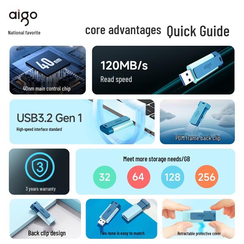aigo U132 USB 3.2 Flash Drive