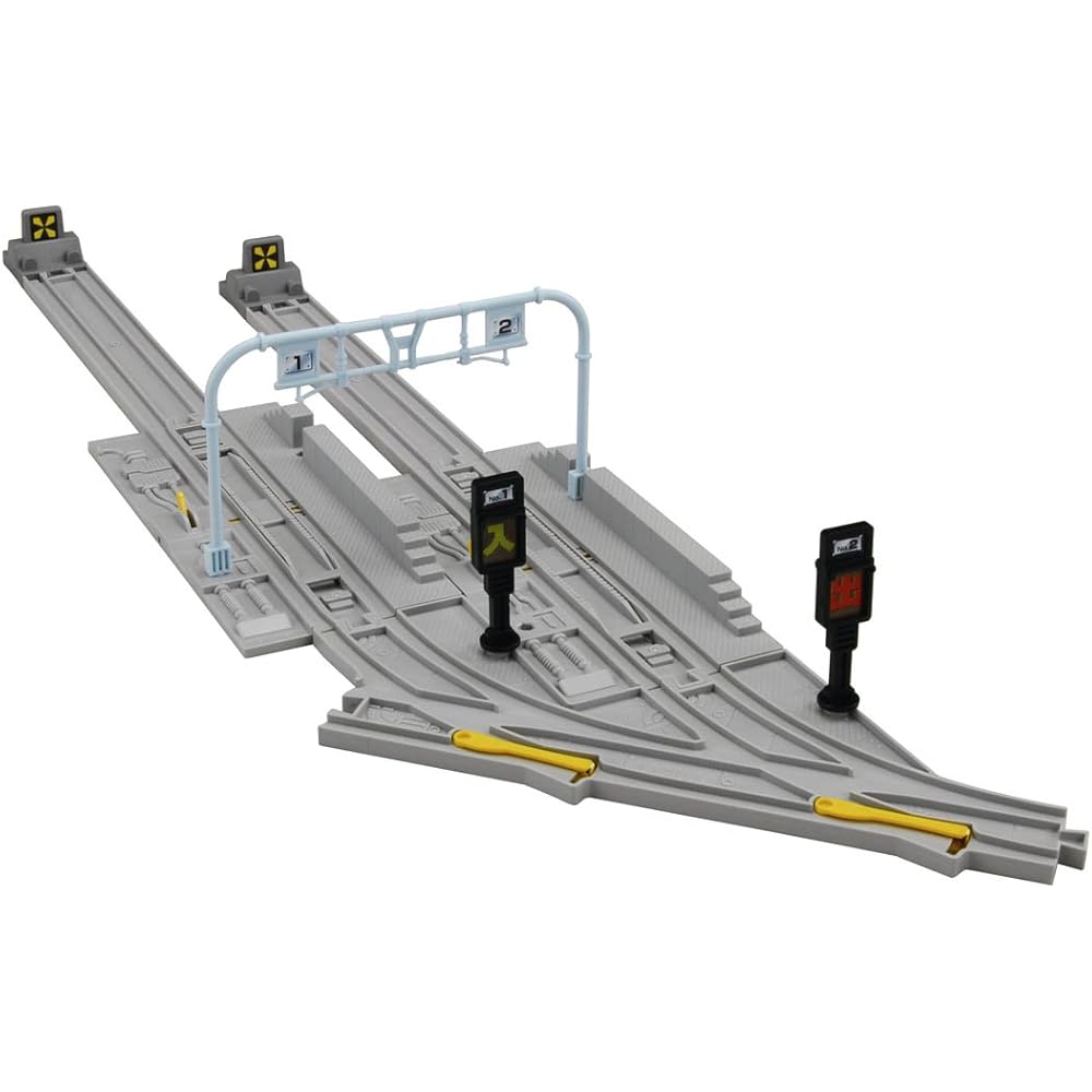 

Plarail J-24 Vehicle Base with 2 Straight Tracks Gray and 2 Gray Stop Blocks Toy Set