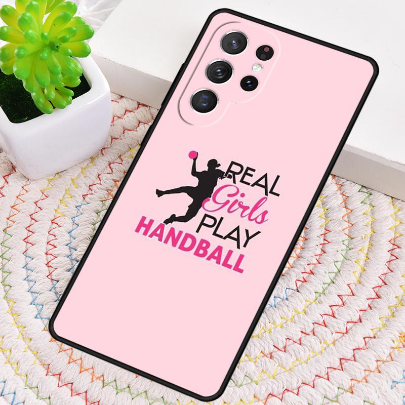 Funny Handball Quote Phone Case for Samsung Galaxy note 10 pro S26 Ultra S23 S24 FE S25 S21 S22 PLUS shockproof Cove