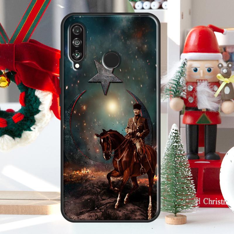 Turkey Mustafa Kemal Ataturk Case For Huawei P30 Lite P40 P50 P20 Pro P Smart 2021 Nova 5T Nova 9 Honor X9 X8 X7 50