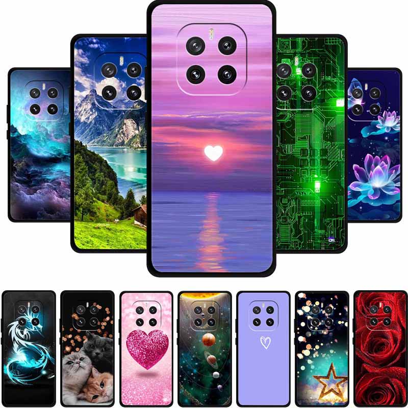 For Honor GT Pro 5G Case 6.78" Shockproof Black Silicone TPU Soft Back Cover For Honor GT Pro Phone Case GTPro Coque Funda Shell