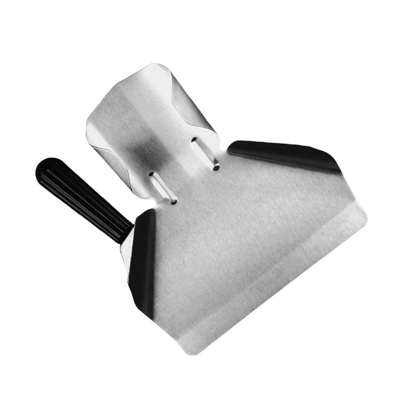 

Easy To Clean Steel French Fry Popcorns Spoon Quick Filling Tool For Food Bags and Boxes In Kitchen Cooking Setting