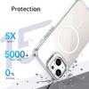 For iPhone 15 Case Compatible with MagSafe TPU+Acrylic Gradient Phone Cover with Kickstand