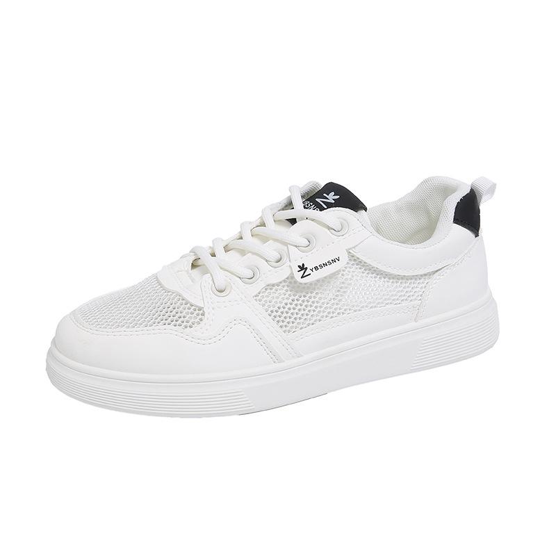 

Little white shoes women s summer breathable new model is female student leisure sports versatile board shoes street shot Q 40