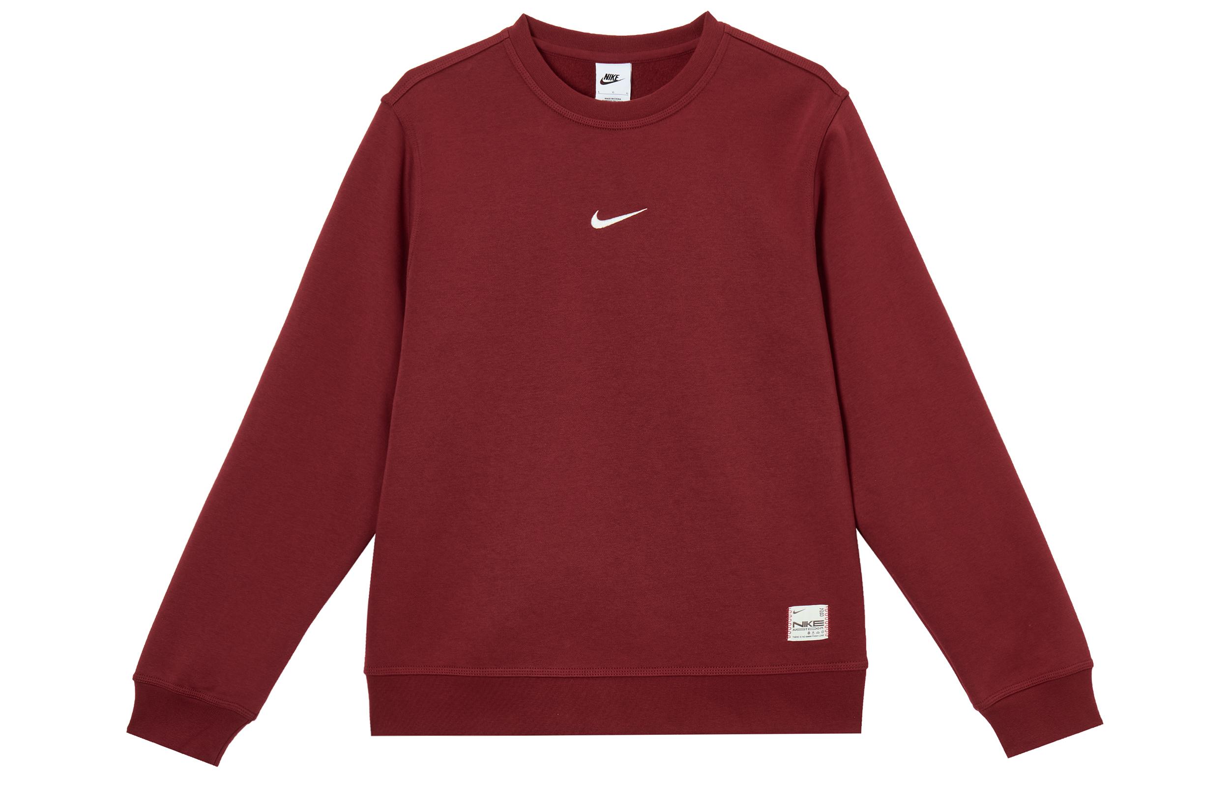 Nike Sweatshirts Men s Red Crew Neck Moderate IB5567-677 L