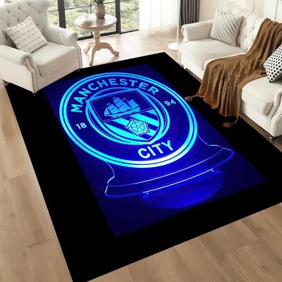 Manchester City Area Rug Design For Living Rooms Bedrooms Decorate Room Outdoor Antislip Carpet Anime Office Decor