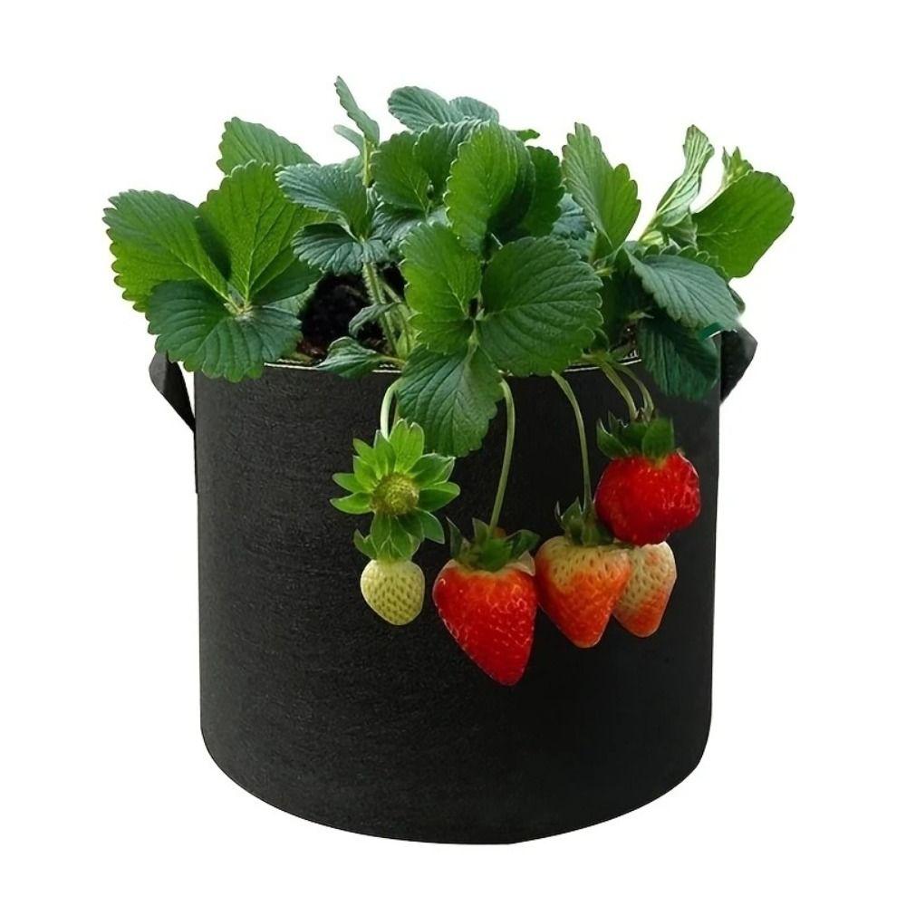 1/3/5/7/10 Gallon Felt Garden Planting Bag Planting Nursery Pot  Vegetable Tomato Potato Flower