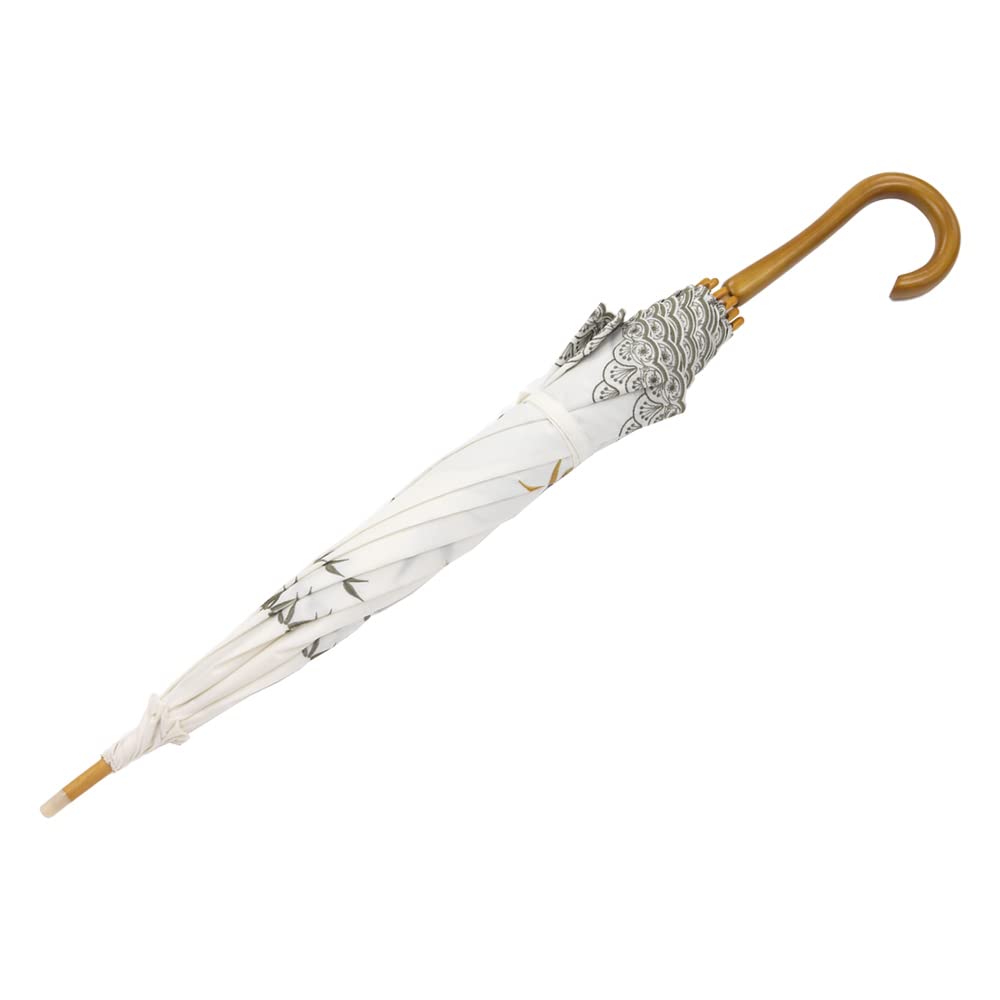 Lang 1. klasse for både sol og regnvarme varme UV-trekk [Chinoiserie Modern] Parasoll, parasoll, blackout, vær, skjerming, avledning,