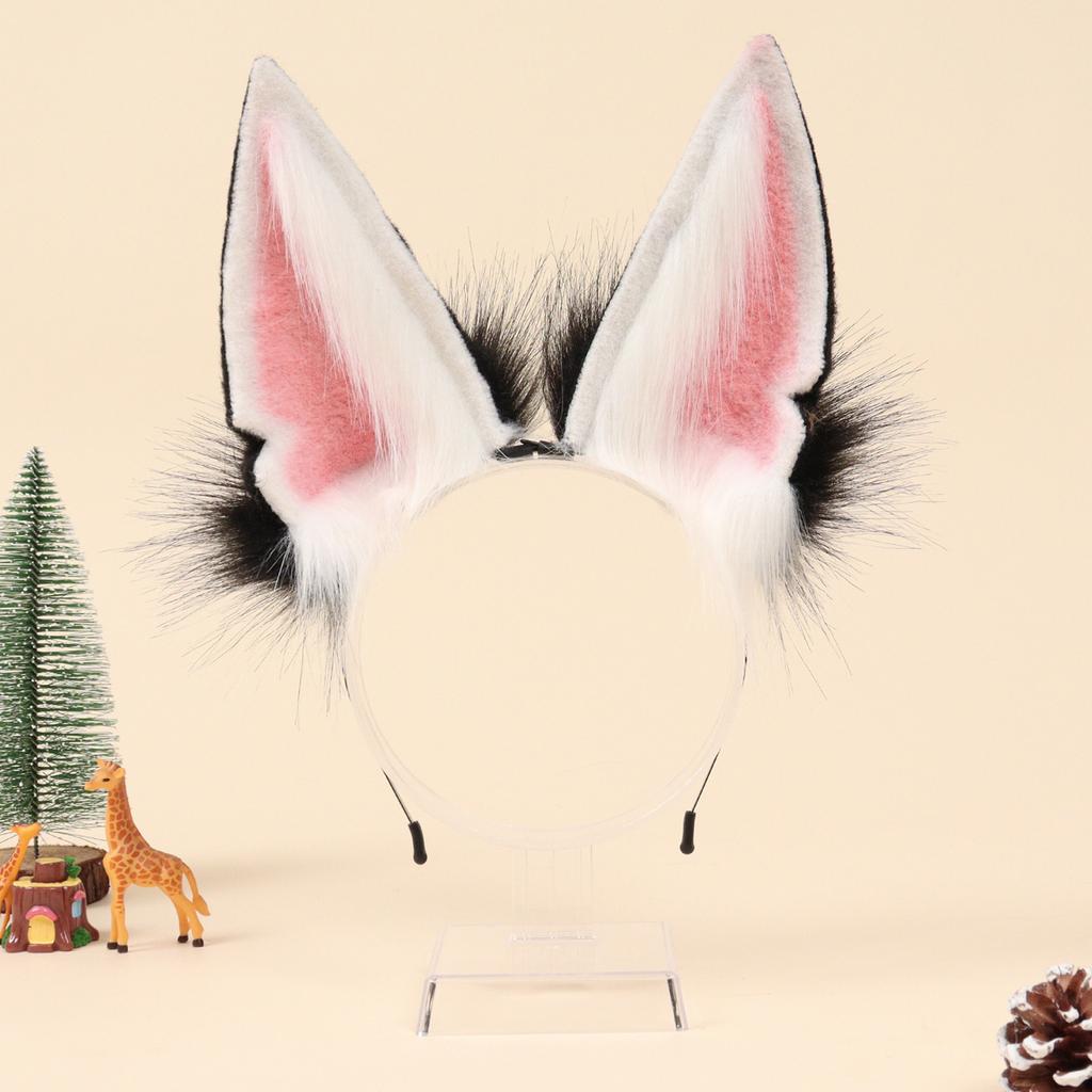 Halloween Simulated Plush Animal Ears Headband Jackal Ears Comic Exhibition Party Props Anubis Dress Up