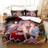 Anime Toji no Miko Kanami Etou Bedding Set Printed Bed Set Duvet Cover Sheet Pillowcase Soft Quilt Cover Full Queen King Size
