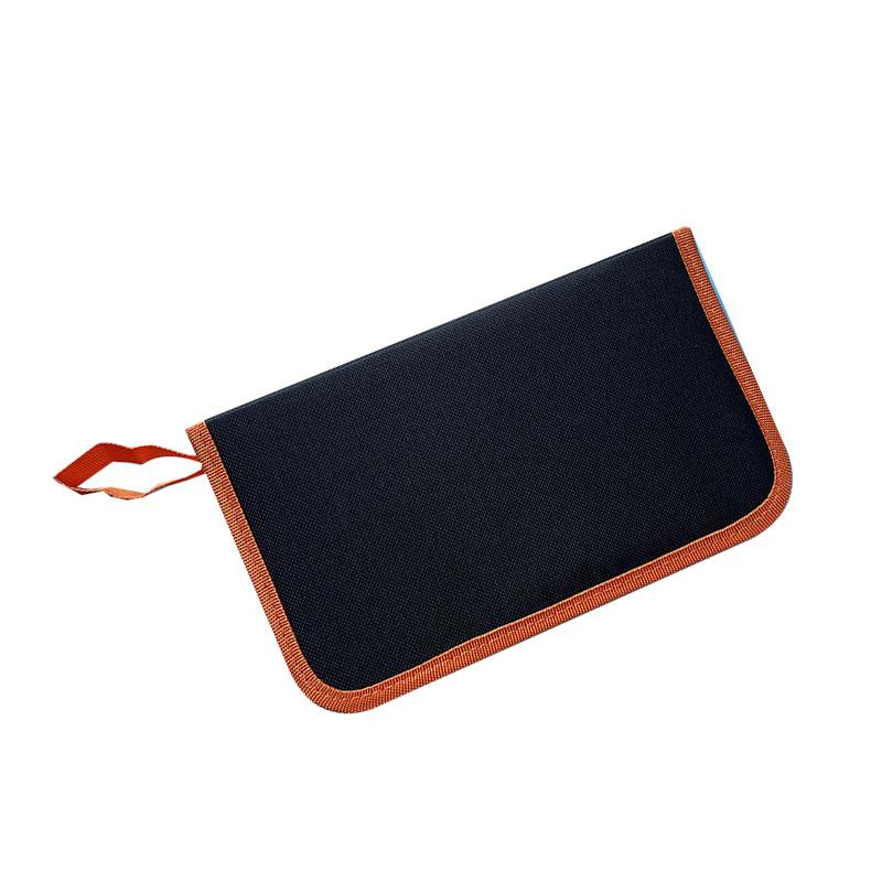 

Handheld Tool Bag Multi Purpose Waterproof Oxford Cloth Zipper Design for Storage Orange