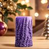Flowers Pillar Candle Molds Cylinder Silicone Mould Ornament Molds Casting Molds Plasters Molds Epoxy Resin Molds