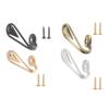 2 Pezzi Fermacravatta per Tende Supporto per Tende Ganci da Parete Appendiabiti Scaffale Portaoggetti Tenda da Finestra Tenda Decorativa Fermacravatta per Tenda Gancio con Nappa per Porta con Viti