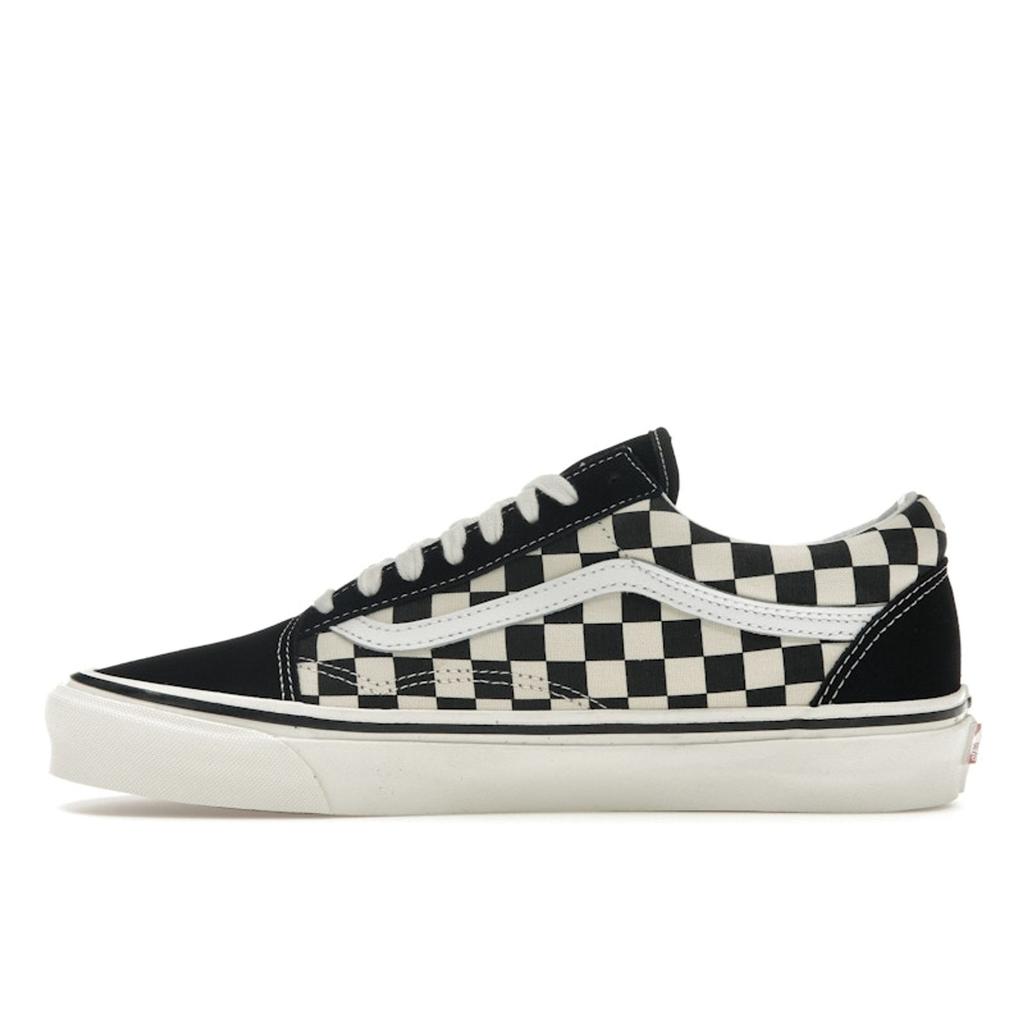 Vans Old Skool 36 DX Anaheim Factory - Black Checkerboard Unisex Sneakers True-White VN0A38G2OAK