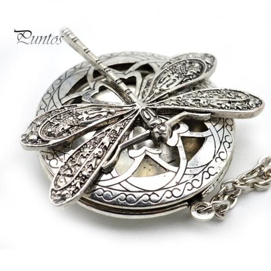 Vintage Necklace Retro Dragonfly Pendant Long Necklace Handmade Boho Ethnic Style Jewelry for Women Daily Wear Gifting