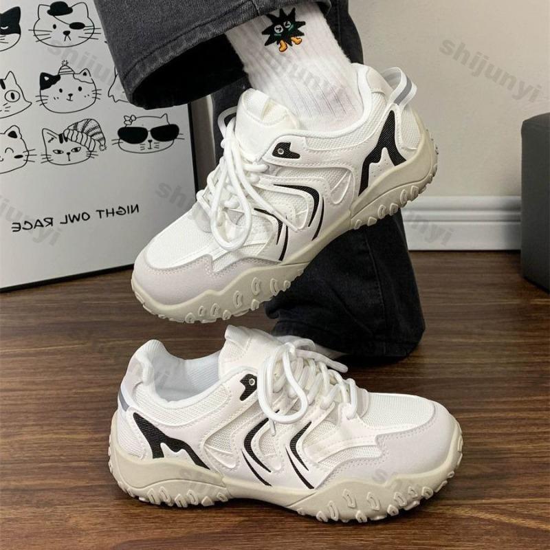 Breathable Women's Vulcanized Shoes Autumn New Soft Sole Comfort Casual Sneakers Outdoor Non Slip Height Increase Running Shoes