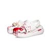 Crocs Crush Clog EVA Eight Rhapsody Blood Lesion Personalised Graffiti Trendy Simple Hole Shoes Unisex White