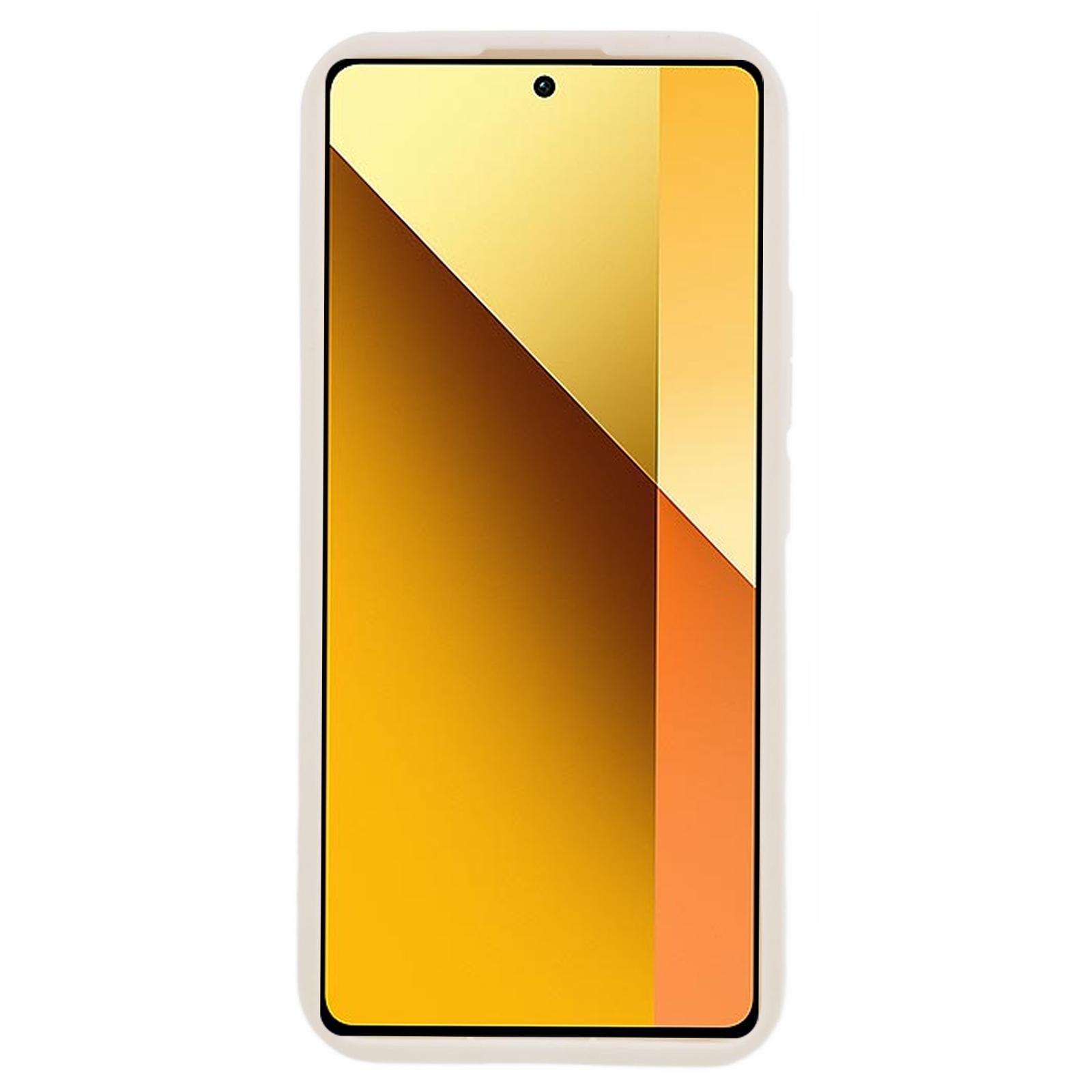 

For Xiaomi Redmi Note 13 Pro 5G/Poco X6 5G TPU Cover Anti-Drop Matte Phone Shell Beige