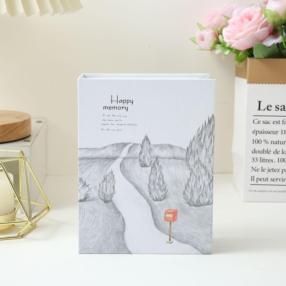 6 Inch 100 Pockets Photo Album Cloth Cover Photo Storage Scrapbook Album  Newborn Memory