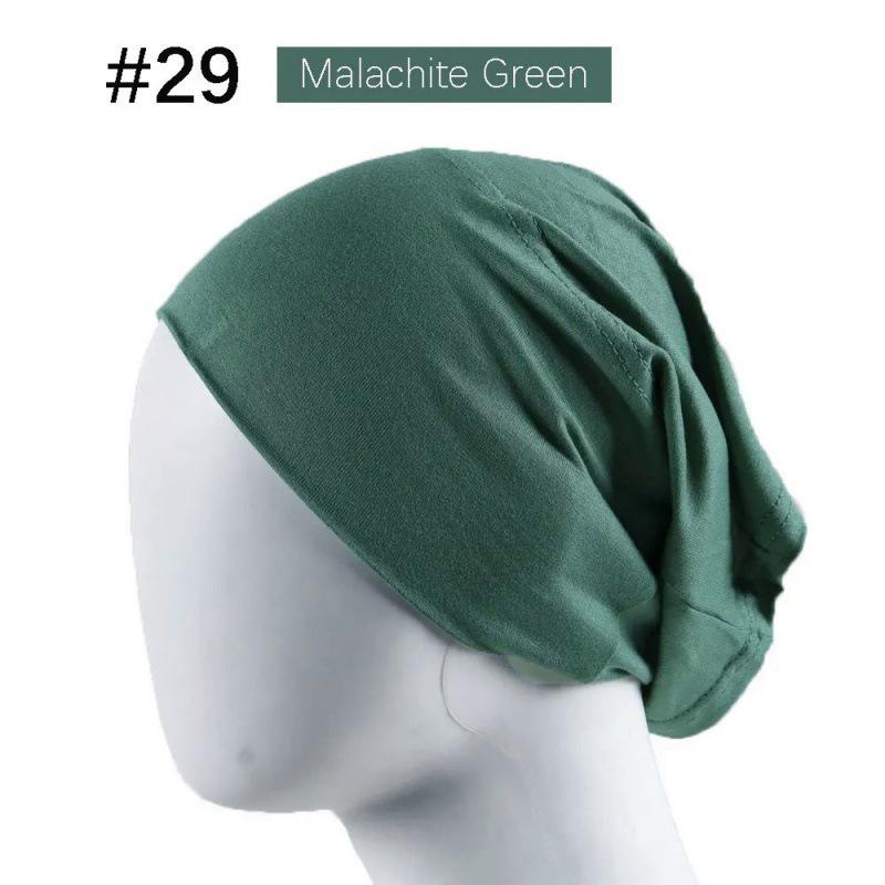 Modal Solid Color Women's High-Elasticity Mercerized Cotton Malaysian Tube Beanie Arabic Snood