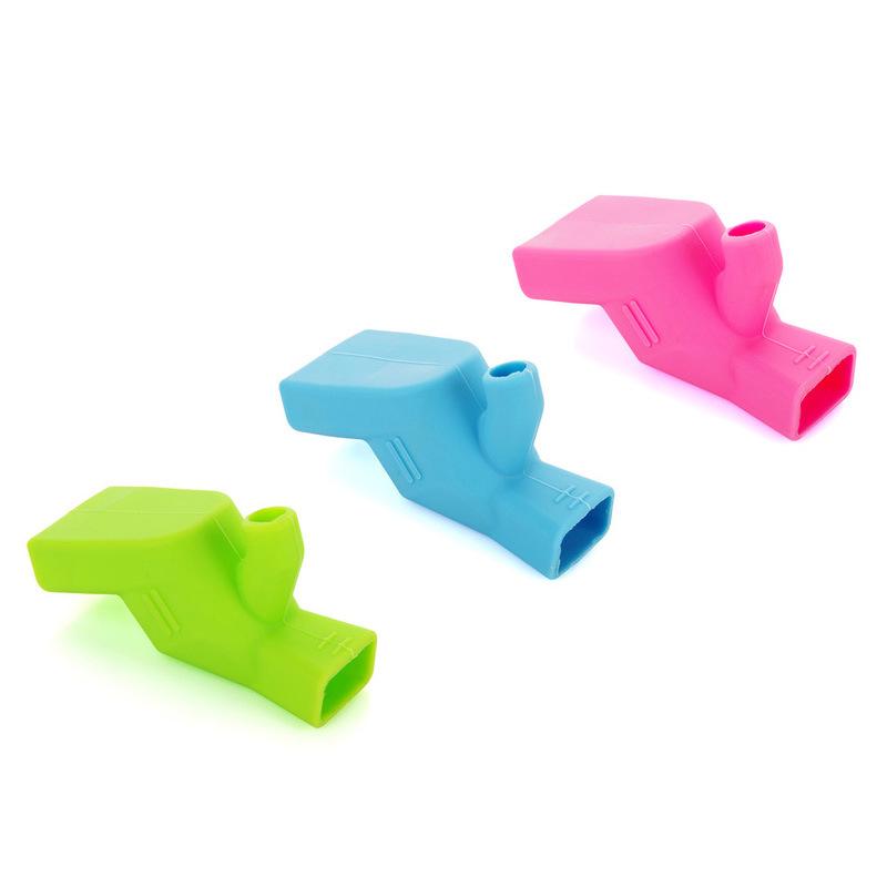Child's Portable Splash-Proof Faucet Extender for Handwashing & Gargling