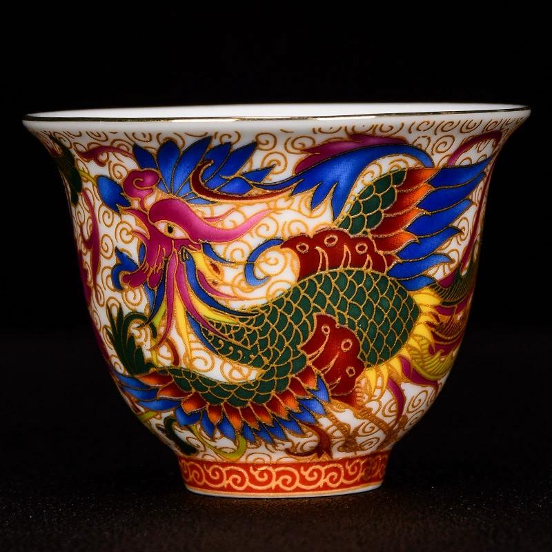 Ancient China Porcelain Vintage Aesthetic Cups Teeware Teware A Cup Of Tea Mugs Ceramic Accessories Handmade For Oolong Puer