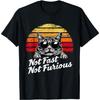 Not Fast Not Furious Lazy Relaxed Cat Cat Lover T-Shirt1