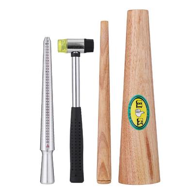 A Set Jewelry Tools Rings Bracelets Shaping and Repairing Workers Ring Measuring Rods Glue Hammers