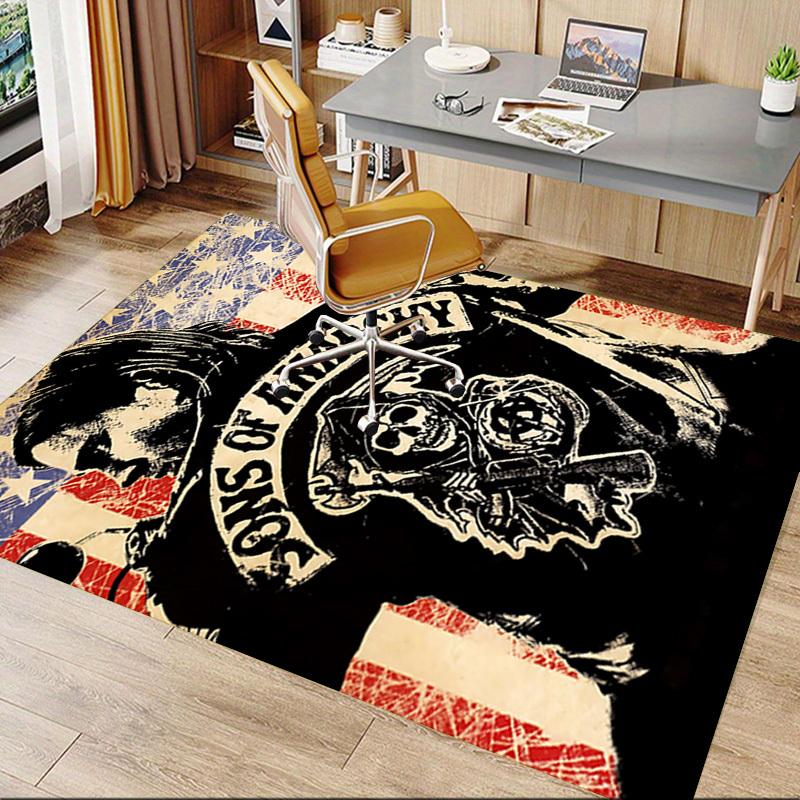 1pc Sons of Anarchy Carpet, Office Rug Outdoor Mat Home Decor Area Carpet Festival