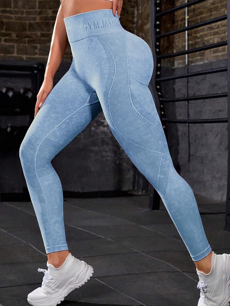 Women's Seamless Yoga Pants - Sand Washed, Quick-Dry, Hip-Lifting, Tight-Fit, Sport Fitness Tights