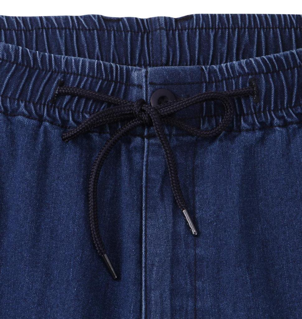 [Mid, Specializing in Plus Sizes] Pants (Outdoor Products) OUTDOOR PRODUCTS Plus Size Cool-Touch Denim Easy Pants, 5L, Blue, Men's, 1012543101-2-5L