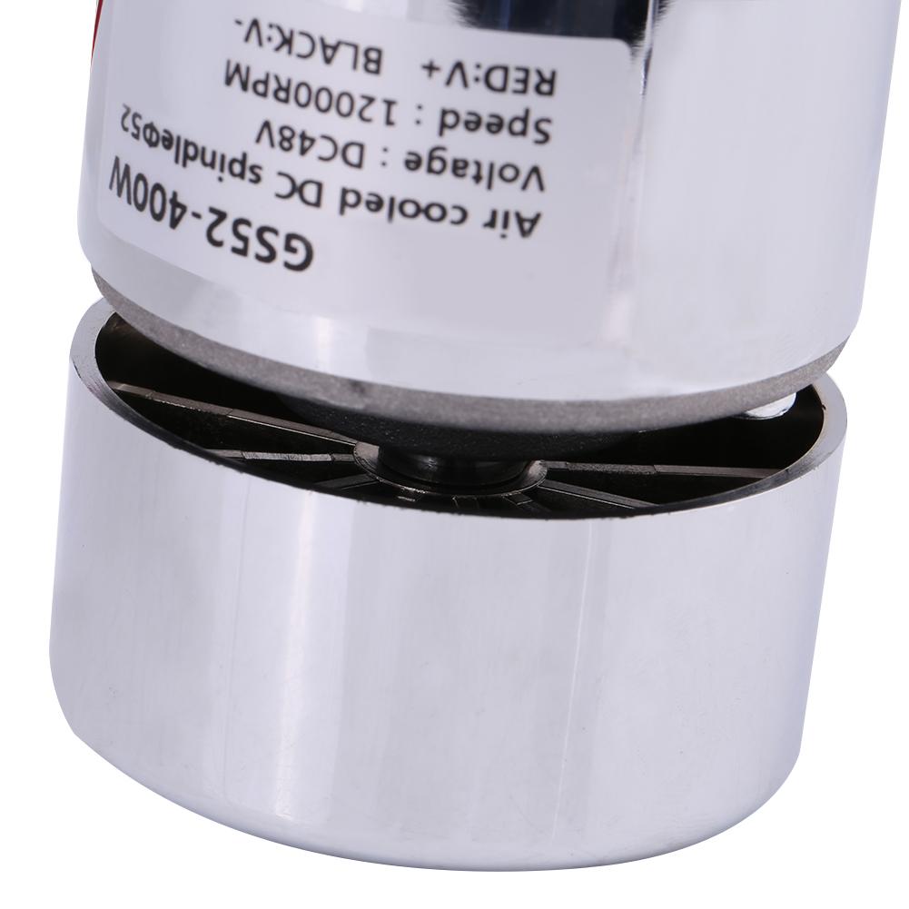 DC48V 12000r ER11 400W High Speed Brush Air Cooled Engraver Spindle Motor