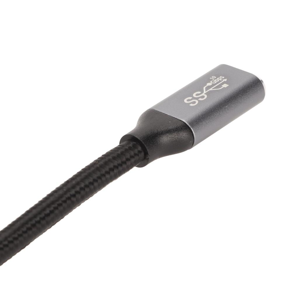 USB C 3.2 Male to Female Cable PD100W Fast Charging 10Gbps 4K At 60Hz USB C Charging Cable for Game Consoles