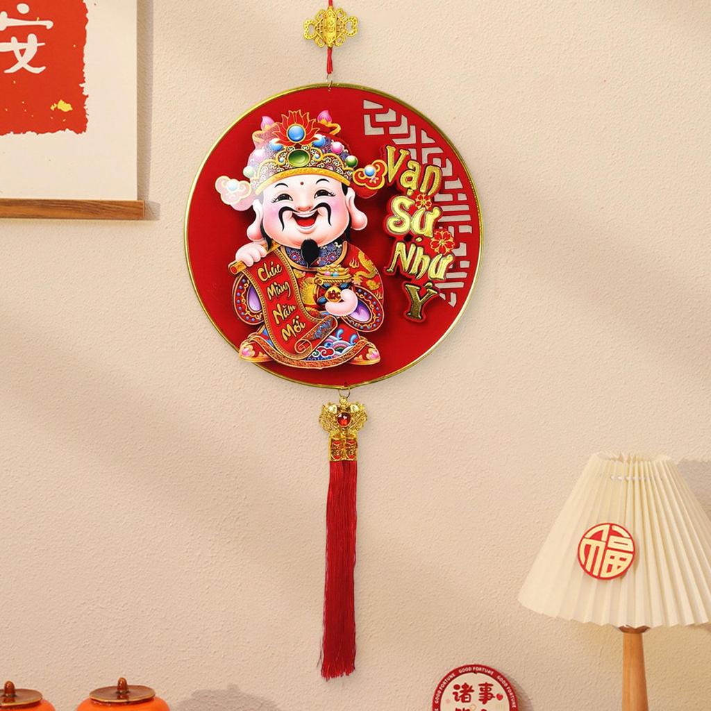 New Year Pendant Paper Hanging Decoration Lunar New Year Ornament Entryway Sign for Chinese New Year