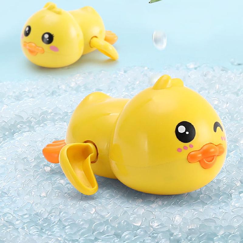 Wind-Up Baby Bath Toy Set: Duck, Dolphin, & Turtle