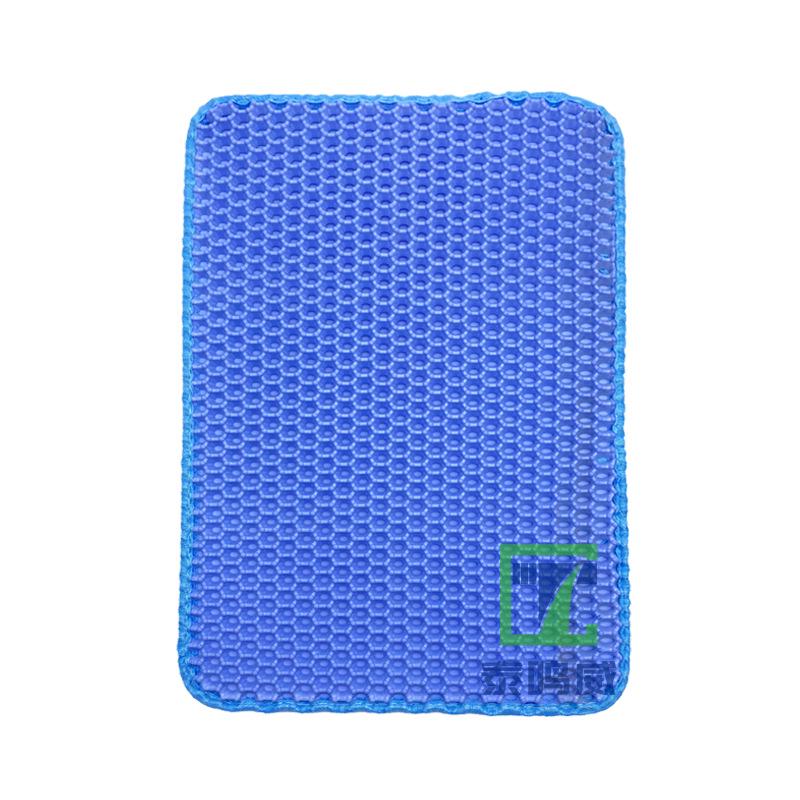 Extra Large Honeycomb Anti-Tracking Cat Litter Mat - Double Layer, Anti-Spill Design for Sand Control