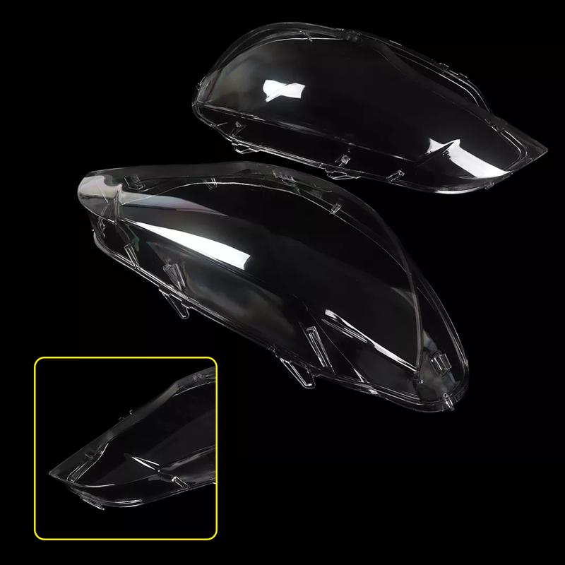 Artudatech 2PCS Clear Headlight Lens Cover Headlamp Left+Right For BMW E71 X6 2008-2014 Car Accessories