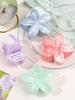 5Pcs Flower Hair Claw Clips for Thick Hair and Thin Hair,Strong Hold Nonslip,Hawaiian,Cute Large Marble Hair Clips