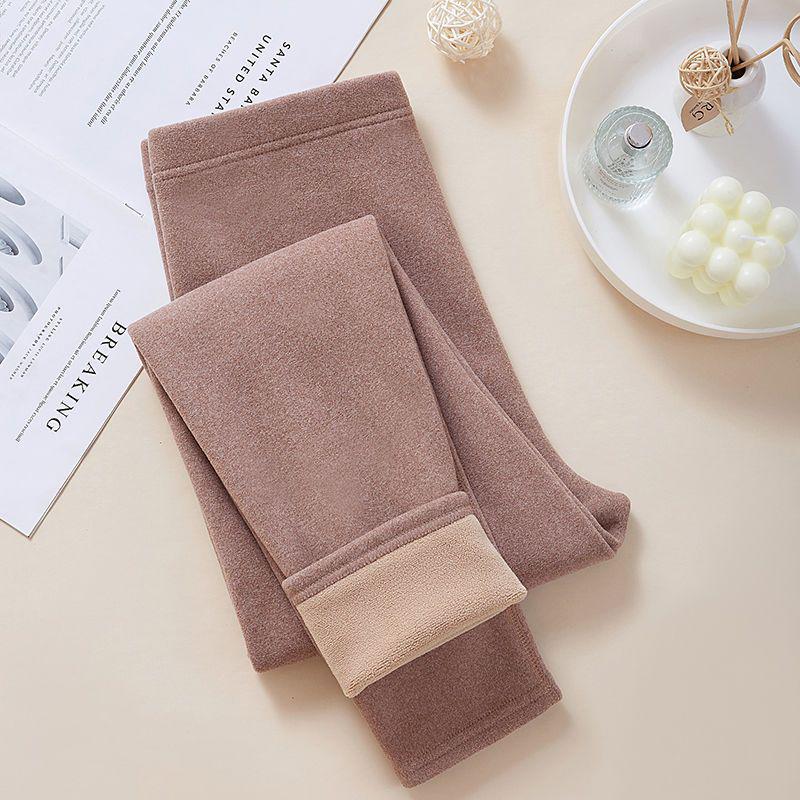 

Женские теплые брюки из бархатного флиса из овечьей шерсти - Утепленные леггинсы больших размеров на осень/зиму 6XL