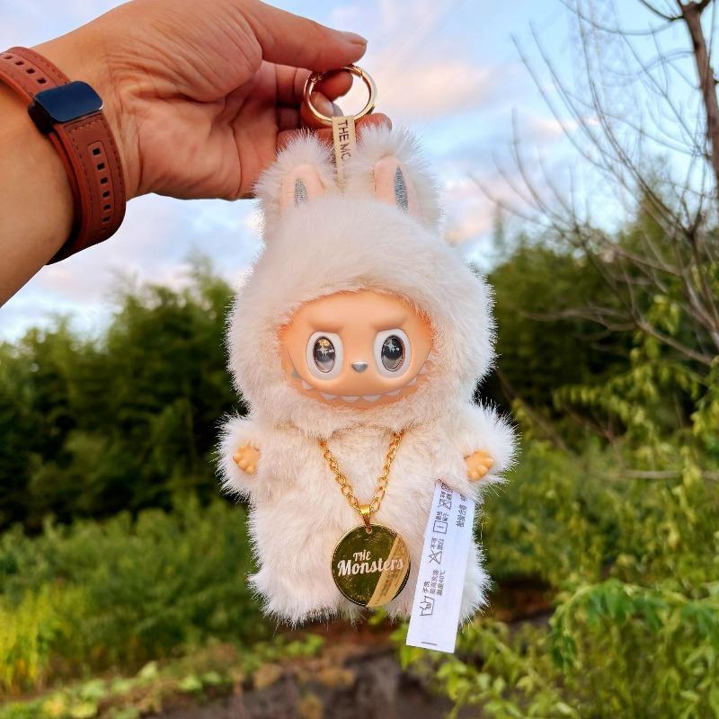 Pink Butterfly Change Baby Plush Toy Doll Pendant Labu Cloth High Version Figure Tide Play Gift