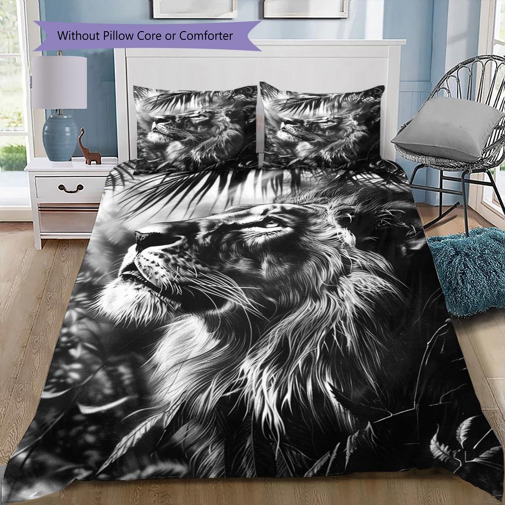 Cartoon Pattern Bedding Quilt Set Quilt Cover Pillowcase Home Decoration Birthday Gift (1 * Duvet Cover + 2 * Pillowcase, Without Core)